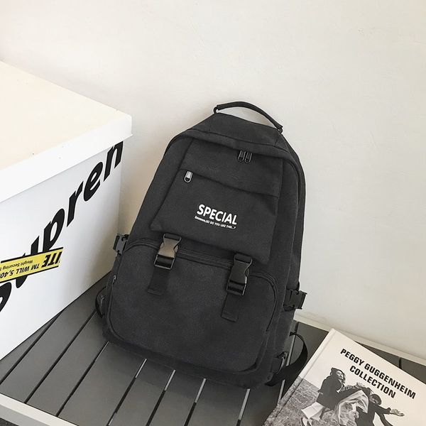 student backpack soft canvas bag outdoor computer bag single shoulder handbag 2021 must-select multi-function travel bag
student backpack soft canvas bag outdoor computer bag single shoulder handbag 2021 must-select multi-function travel bag