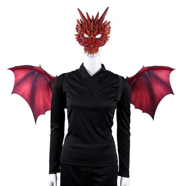 cartoon clothing halloween animal mask dance party cos headwear men's non-woven cloth dragon wing suit, Blue
cartoon clothing halloween animal mask dance party cos headwear men's non-woven cloth dragon wing suit, Blue