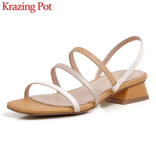dress shoes krazing pot mixed colors cow leather peep toe med heel korean street style high fashion beauty lady sandals women l50, Black
dress shoes krazing pot mixed colors cow leather peep toe med heel korean street style high fashion beauty lady sandals women l50, Black