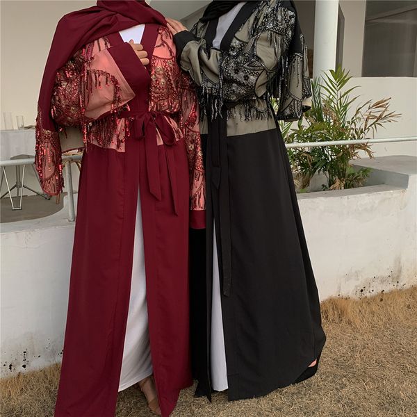ramadan kimono abaya dubai hijab muslim dress women caftan marocain turkish islamic clothing kaftan robe musulman bangladesh, Red
ramadan kimono abaya dubai hijab muslim dress women caftan marocain turkish islamic clothing kaftan robe musulman bangladesh, Red