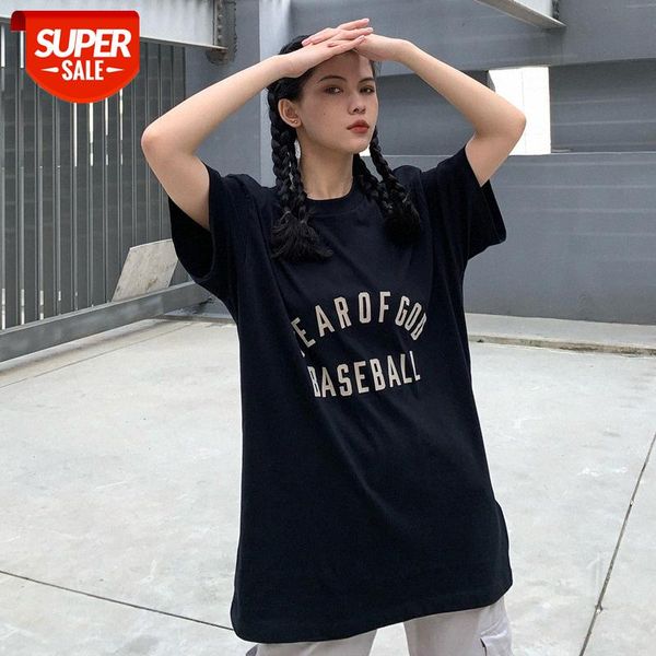 the seventh main line baseball flocking letters short-sleeved loose t-shirt flow #4l8l, White;black
the seventh main line baseball flocking letters short-sleeved loose t-shirt flow #4l8l, White;black