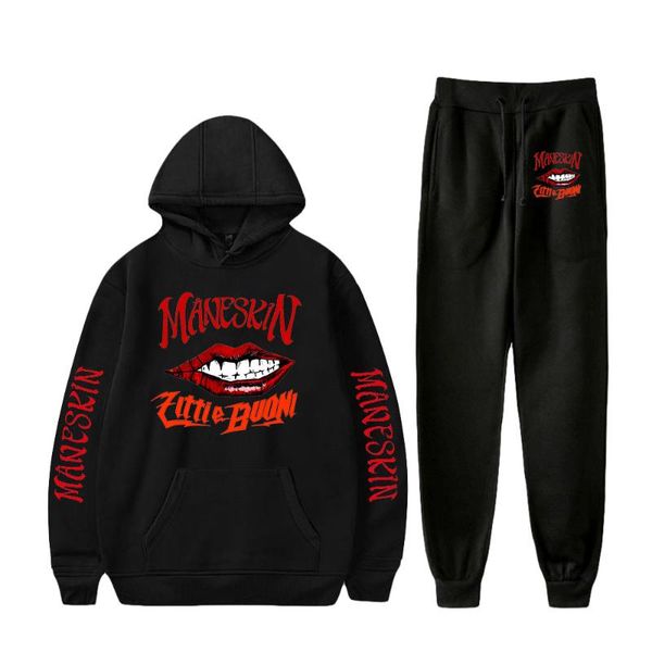 men's hoodies & sweatshirts maneskin tracksuit two piece set long sleeve hoodies+jogger pant harajuku streetwear fashion merch clothe, Black
men's hoodies & sweatshirts maneskin tracksuit two piece set long sleeve hoodies+jogger pant harajuku streetwear fashion merch clothe, Black