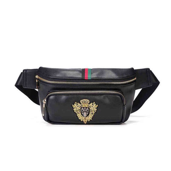 waist bag fashion designer chest bag men fanny pack embroidered leather crossbody shoulder black purse men's belt bum 1119
waist bag fashion designer chest bag men fanny pack embroidered leather crossbody shoulder black purse men's belt bum 1119