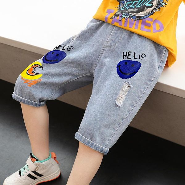 jeans children fashion boys summer casual knee length denim pants kids ourdoor daily clothing 3 - 14 years, Blue
jeans children fashion boys summer casual knee length denim pants kids ourdoor daily clothing 3 - 14 years, Blue