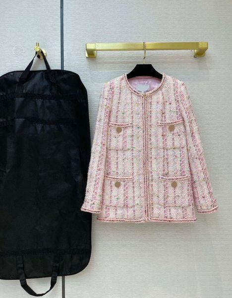 women's jackets high street pink tweed jacket for women spring fall 2021 long sleeve four pocket slim coats sweet knitted coat, Black;brown
women's jackets high street pink tweed jacket for women spring fall 2021 long sleeve four pocket slim coats sweet knitted coat, Black;brown