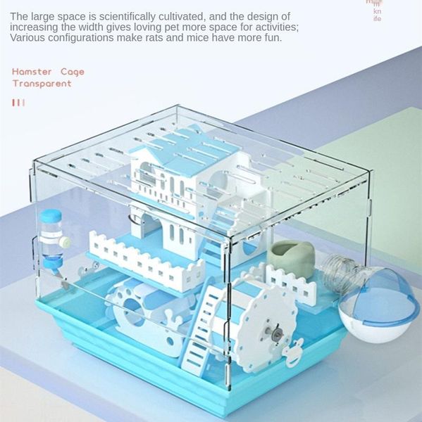 panoramic transparent hamster cage golden bear chipmunk small pet double-layer acrylic accessories animal supplies
panoramic transparent hamster cage golden bear chipmunk small pet double-layer acrylic accessories animal supplies