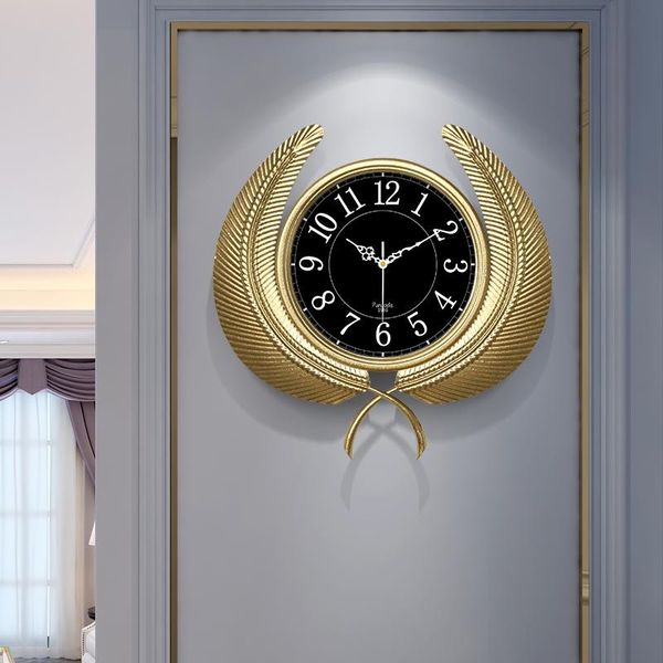 light luxury style wall clock living room home silent hanging restaurant fashion creative art decorative clocks
light luxury style wall clock living room home silent hanging restaurant fashion creative art decorative clocks