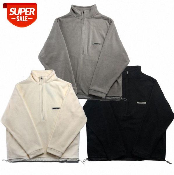 brand fog eentials double line polar fleece jacket for men and women loose half zipper #948p, Black
brand fog eentials double line polar fleece jacket for men and women loose half zipper #948p, Black