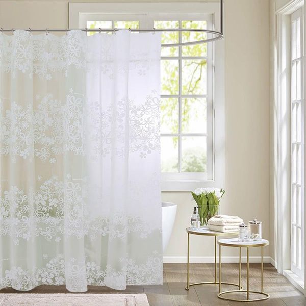 shower curtains waterproof resistant curtain transparent flowers printed eva bathing for bathroom 120x180cm
shower curtains waterproof resistant curtain transparent flowers printed eva bathing for bathroom 120x180cm