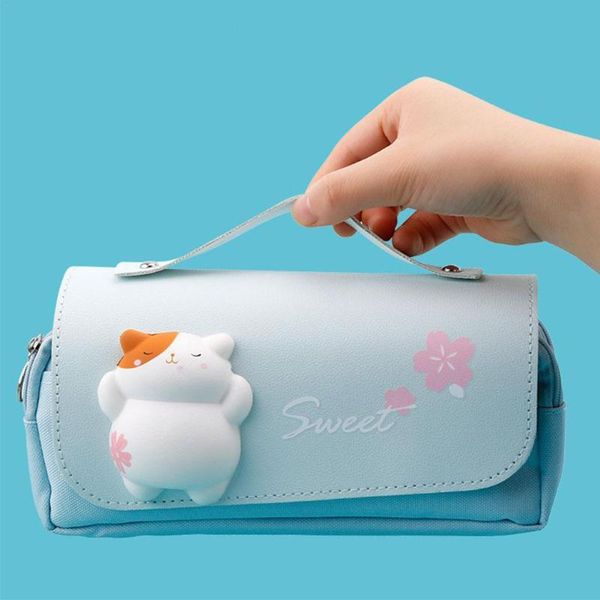 pencil bags 1pc cartoons bag handle pen case 2 zippers korea stationery school supplies pouch cute organizer lovely gift
pencil bags 1pc cartoons bag handle pen case 2 zippers korea stationery school supplies pouch cute organizer lovely gift
