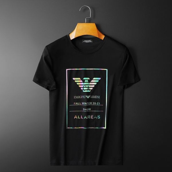 fashion t shirts 2021 summer men's round neck stamping half sleeve versatile embroidery large short, White;black
fashion t shirts 2021 summer men's round neck stamping half sleeve versatile embroidery large short, White;black