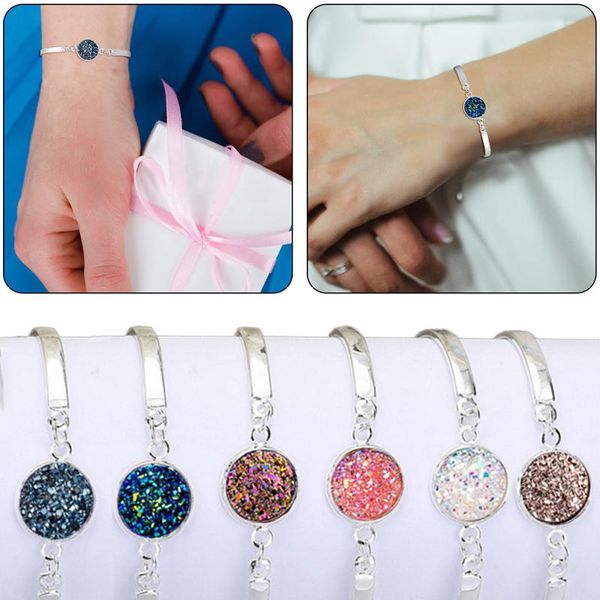 link, chain romantic starry sky bracelet stainless steel silver color for women adjustable jewelry accessories gift pulseras mujer, Black
link, chain romantic starry sky bracelet stainless steel silver color for women adjustable jewelry accessories gift pulseras mujer, Black