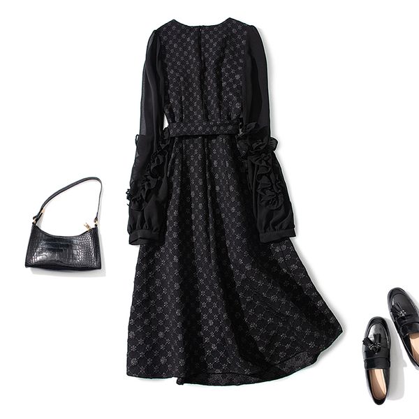 entry lux womens clothing early autumn dress 2021 new goddess temperament clothes high-end temperament chic design skirt for women, Black;gray
entry lux womens clothing early autumn dress 2021 new goddess temperament clothes high-end temperament chic design skirt for women, Black;gray
