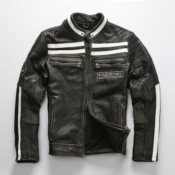 men's leather & faux vintage 2021 black skulls embroidery style genuine jacket men large size 4xl natural cowhide slim fit motorcycle c
men's leather & faux vintage 2021 black skulls embroidery style genuine jacket men large size 4xl natural cowhide slim fit motorcycle c