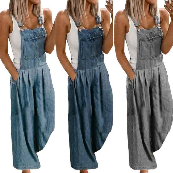 women's two piece pants fashion suspender splicing casual one-piece plus size jeansy slim classic jeans, White
women's two piece pants fashion suspender splicing casual one-piece plus size jeansy slim classic jeans, White