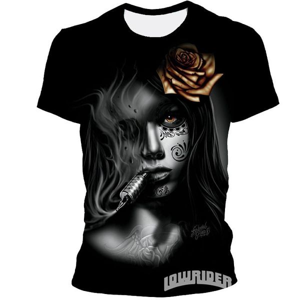 men's t-shirts 2021 design t shirt male heavy metal death skull 3d printed casual style street, White;black
men's t-shirts 2021 design t shirt male heavy metal death skull 3d printed casual style street, White;black