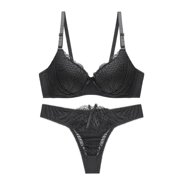 bras sets cyhwr lace underwire female lingerie with thong b c cup large size bra for women, Red;black
bras sets cyhwr lace underwire female lingerie with thong b c cup large size bra for women, Red;black