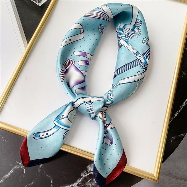 spring square silk scarf for ladies design print shawl neck wrap foulard hairband scarves soft neckerchief bandana, Blue;gray
spring square silk scarf for ladies design print shawl neck wrap foulard hairband scarves soft neckerchief bandana, Blue;gray