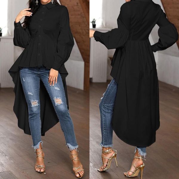 women's blouses & shirts asymmetrical blouse 2022 elegant puff sleeve spring casual button down blusas female lapel plus size, White
women's blouses & shirts asymmetrical blouse 2022 elegant puff sleeve spring casual button down blusas female lapel plus size, White