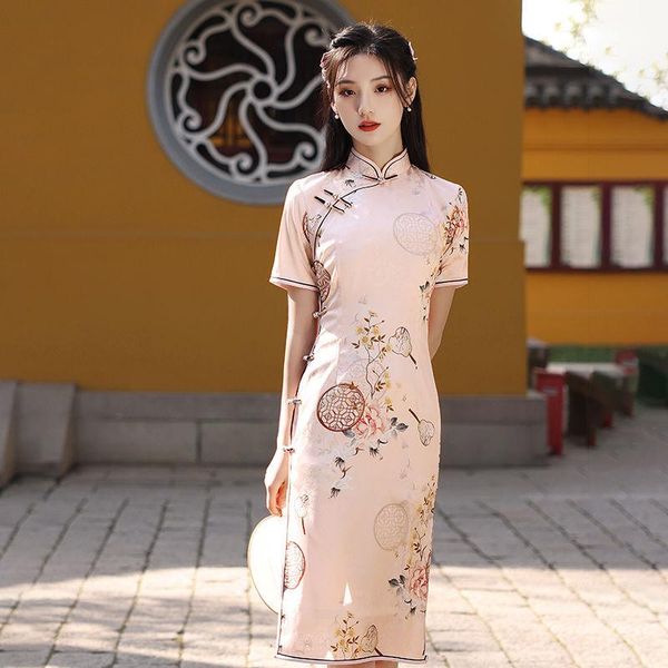 ethnic clothing elegant cheongsam chinese dress vintage floral print qipao women traditional split ladies short sleeve party dresses plus, Red
ethnic clothing elegant cheongsam chinese dress vintage floral print qipao women traditional split ladies short sleeve party dresses plus, Red