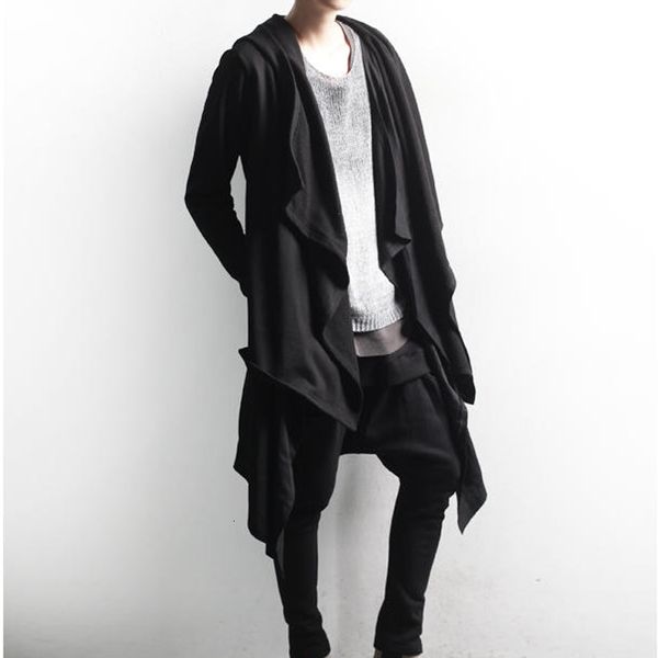 s-4xl fall and winter male korean fashions in large layered lapels with hoodie men's jacket mid-length cardigan shirt q168, Black
s-4xl fall and winter male korean fashions in large layered lapels with hoodie men's jacket mid-length cardigan shirt q168, Black