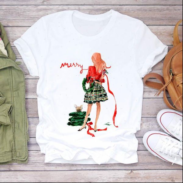 women womens t shirts year watercolor fashion 90s merry christmas print lady shirt ladies graphic female tee, White
women womens t shirts year watercolor fashion 90s merry christmas print lady shirt ladies graphic female tee, White