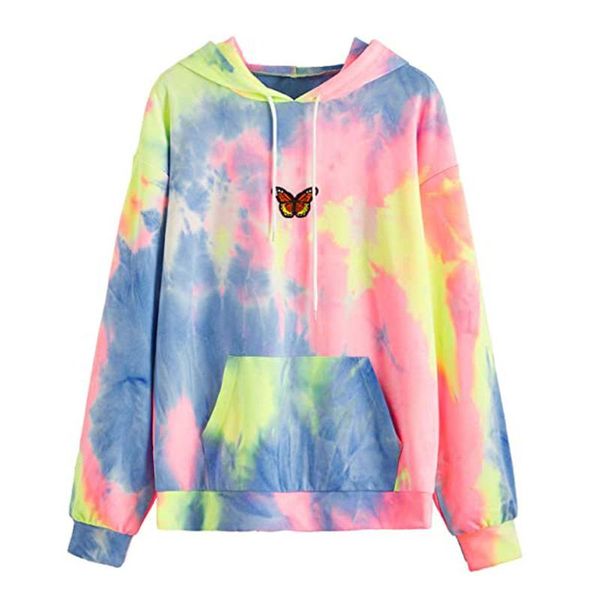 women's hoodies & sweatshirts plus size pullovers girls long sleeve autumn spring tie dye butterfly print women sweatshirt hoody ladies, Black
women's hoodies & sweatshirts plus size pullovers girls long sleeve autumn spring tie dye butterfly print women sweatshirt hoody ladies, Black