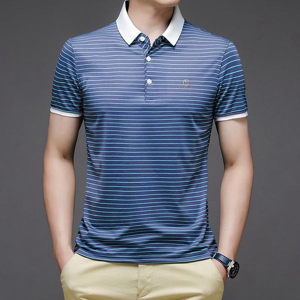 men's t-shirts browon brand summer t shirt for men thin breath anti-wrinkle shirts fashion striped short sleeve turn-down collar clothe, White;black
men's t-shirts browon brand summer t shirt for men thin breath anti-wrinkle shirts fashion striped short sleeve turn-down collar clothe, White;black