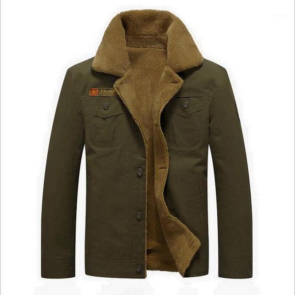 men's jackets men winter thicken fleece coats military fur collar velvet erkek mont, Black;brown
men's jackets men winter thicken fleece coats military fur collar velvet erkek mont, Black;brown