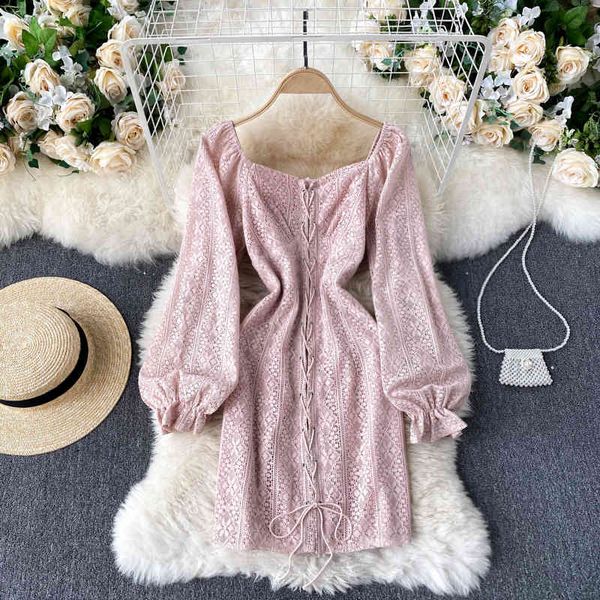 two piece dress foamlina ins new design lace solid square collar long puff sleeve lace-up bandage mini club party for women clothe, White
two piece dress foamlina ins new design lace solid square collar long puff sleeve lace-up bandage mini club party for women clothe, White