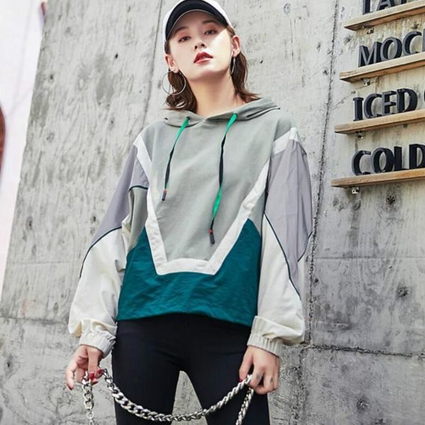 women's hoodies & sweatshirts oversize pullovers girls long sleeve autumn spring contrast color women sweatshirt ladies casual coat clo, Black
women's hoodies & sweatshirts oversize pullovers girls long sleeve autumn spring contrast color women sweatshirt ladies casual coat clo, Black