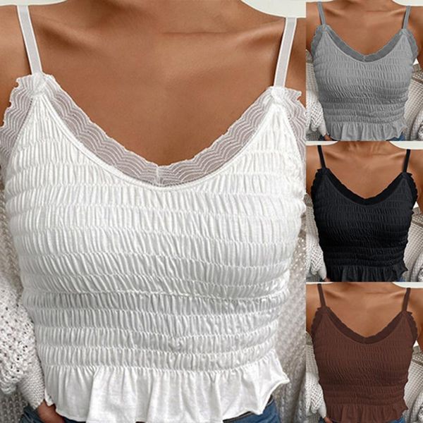 women's tanks & camis lace slim fit crop off shoulder spaghetti strap tanke women built in bra sleeveless versatile solid color 202, White
women's tanks & camis lace slim fit crop off shoulder spaghetti strap tanke women built in bra sleeveless versatile solid color 202, White