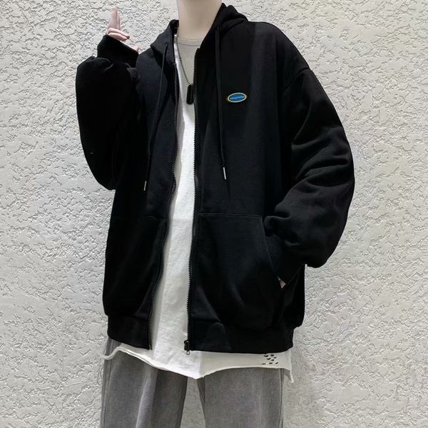mens sweater autumn and winter 2021 new plush cardigan hoodie men's korean fashion loose versatile coat, Black
mens sweater autumn and winter 2021 new plush cardigan hoodie men's korean fashion loose versatile coat, Black