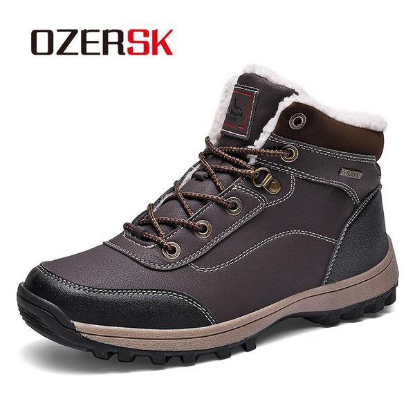 boots ozersk brand 2021 autumn winter men fur warm snow military leather shoes work, Black
boots ozersk brand 2021 autumn winter men fur warm snow military leather shoes work, Black