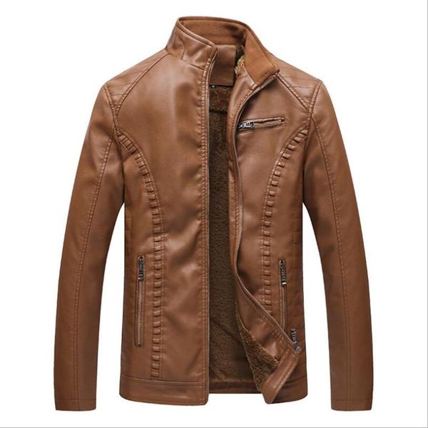 men's fur & faux men winter warm leather jackets and coats good quality pu male stand collar large size casual, Black
men's fur & faux men winter warm leather jackets and coats good quality pu male stand collar large size casual, Black