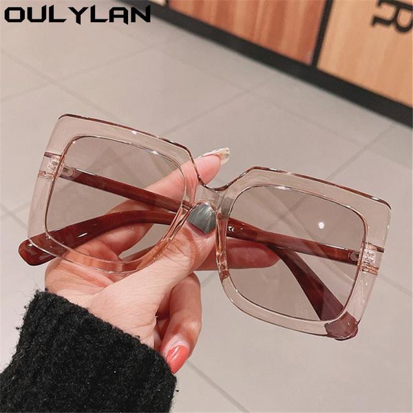 oulylan oversized square sunglasses women men fashion big frame sunglass fashionable transparent eyeglasses shades ladies uv400, White;black
oulylan oversized square sunglasses women men fashion big frame sunglass fashionable transparent eyeglasses shades ladies uv400, White;black