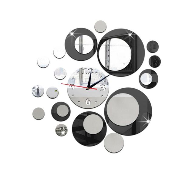 wall clocks black and silver circle 3d crystal mirror clock acrylic sticker home decor
wall clocks black and silver circle 3d crystal mirror clock acrylic sticker home decor