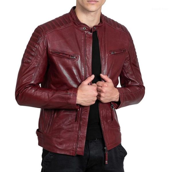 men's leather & faux vainas european brand mens jacket for men winter real sheep genuine jackets biker, Black
men's leather & faux vainas european brand mens jacket for men winter real sheep genuine jackets biker, Black
