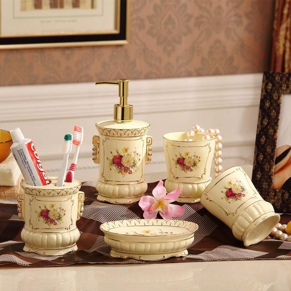 bathroom accessories set luxury ceramic soap dispenser toothbrush holder gargle cups dish design wedding gifts bath accessory
bathroom accessories set luxury ceramic soap dispenser toothbrush holder gargle cups dish design wedding gifts bath accessory