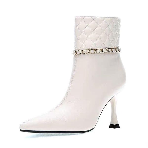 dress shoes korean version of stiletto boots women's 21 autumn/winter workplace pointy high heels fashion side zipper booties., Black
dress shoes korean version of stiletto boots women's 21 autumn/winter workplace pointy high heels fashion side zipper booties., Black