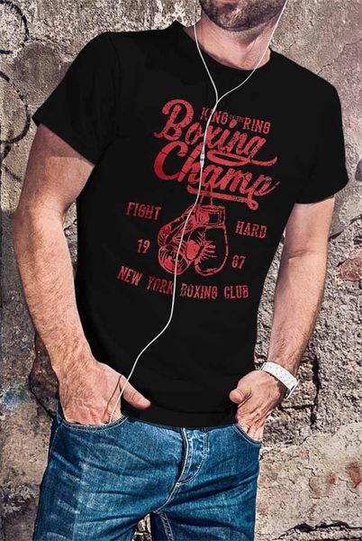 men's t-shirts boxing shirt gift for boxer fan t-shirt king the ring of champ, White;black
men's t-shirts boxing shirt gift for boxer fan t-shirt king the ring of champ, White;black