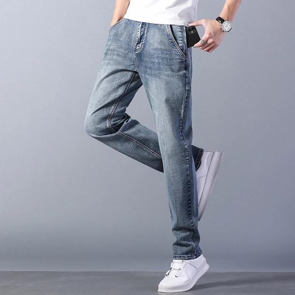 luren men jeans 2021 spring classic style blue gray loose straight denim stretch pants fashion brand trousersmen men's
luren men jeans 2021 spring classic style blue gray loose straight denim stretch pants fashion brand trousersmen men's