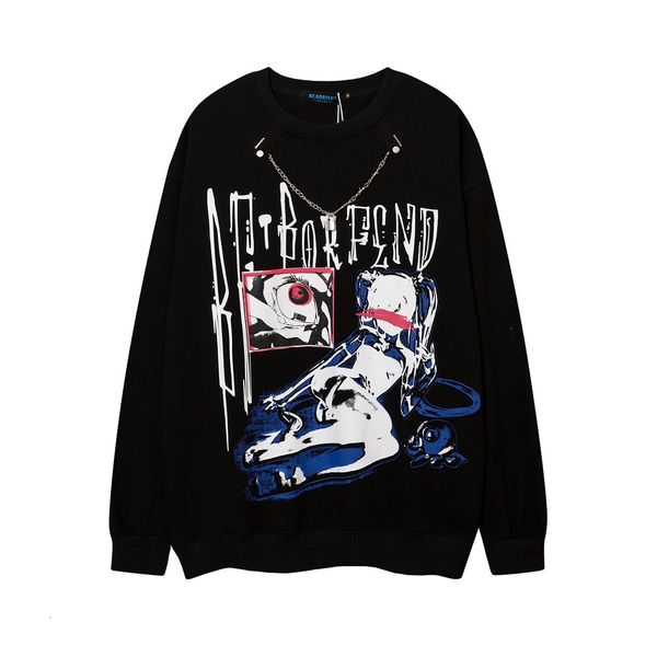 sweatshirts mourning department two dimensional character printing round neck sweater for men hoodie, Black
sweatshirts mourning department two dimensional character printing round neck sweater for men hoodie, Black