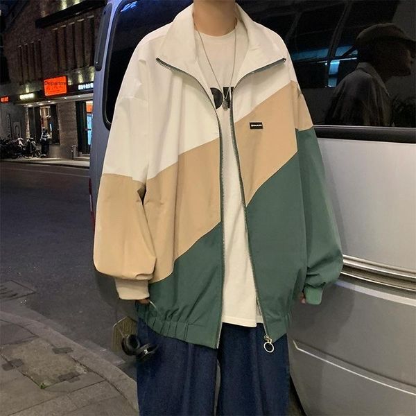 men's casual shirts jacket spring and autumn korean fashion loose student handsome color contrast coat harajuku brand versatile, White;black
men's casual shirts jacket spring and autumn korean fashion loose student handsome color contrast coat harajuku brand versatile, White;black