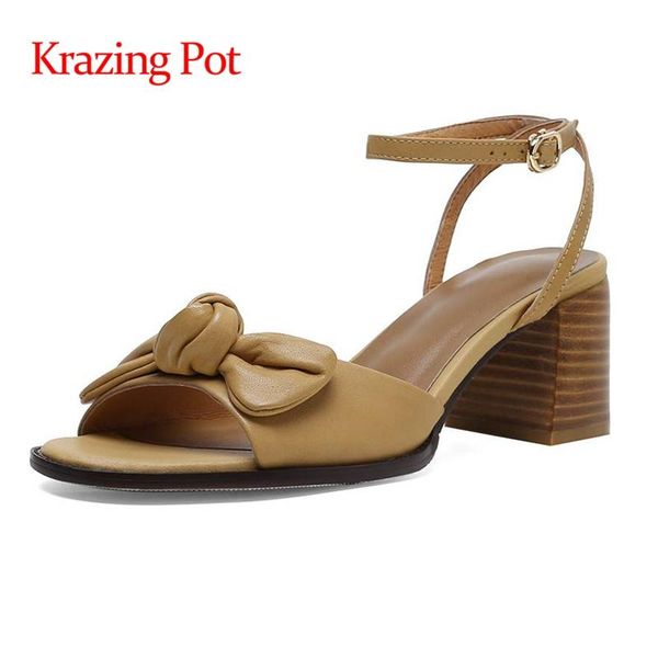 sandals krazing pot genuine leather high heels round toe princess style young lady butterfly-knot buckle straps women summer l16, Black
sandals krazing pot genuine leather high heels round toe princess style young lady butterfly-knot buckle straps women summer l16, Black