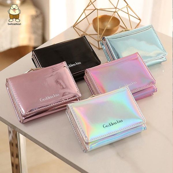 wallets beibaobao women laser holographic wallet short cute coin purse small folding card holder portefeuille femme, Red;black
wallets beibaobao women laser holographic wallet short cute coin purse small folding card holder portefeuille femme, Red;black