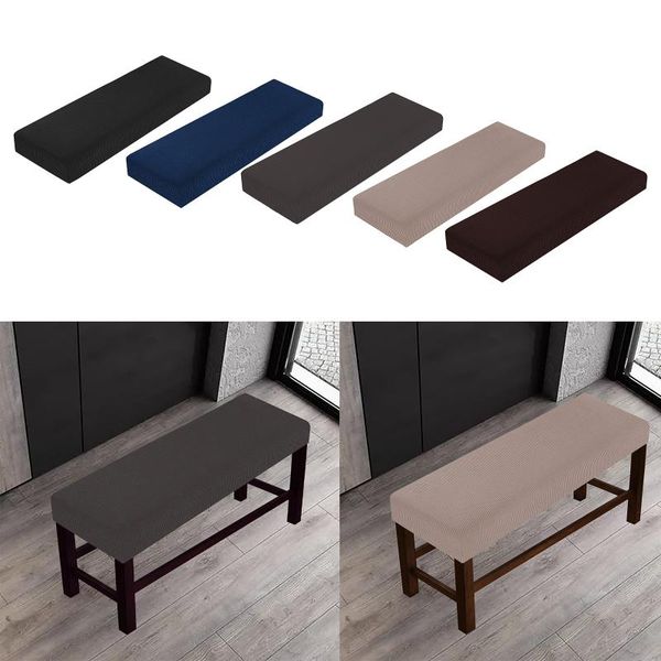 soft stretch dining bench covers rectangle slipcovers non slip washable chair