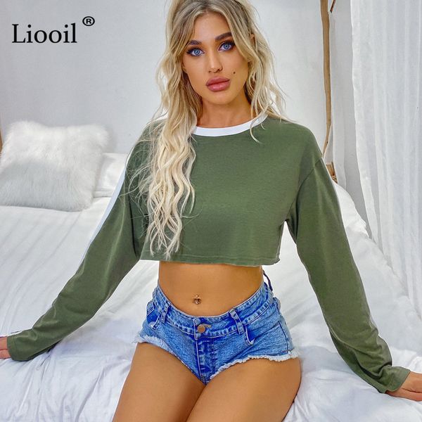 t shirts casual short t shirt for women fall long sleeve o neck hollow out loose green womens autumn clothing and crop tie8, White
t shirts casual short t shirt for women fall long sleeve o neck hollow out loose green womens autumn clothing and crop tie8, White