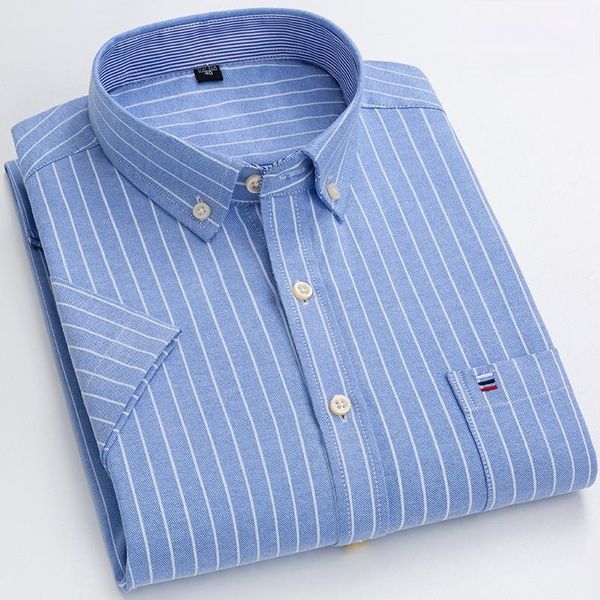 men's casual shirts pure cotton oxford 7xl striped shirt plaid mens button up short sleeve korean clothes slim fit men, White;black
men's casual shirts pure cotton oxford 7xl striped shirt plaid mens button up short sleeve korean clothes slim fit men, White;black