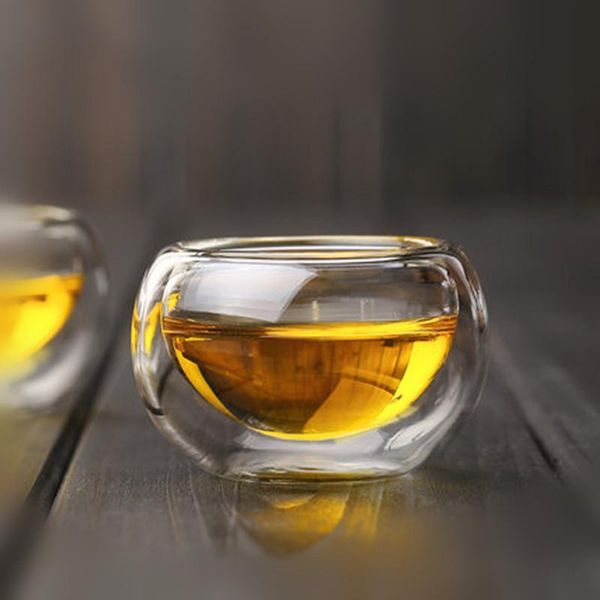 wine glasses 50ml transparent double glass tea cup heat-resistant thickened round cups
wine glasses 50ml transparent double glass tea cup heat-resistant thickened round cups